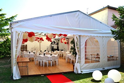 Location chapiteau mariage réception Rhône-Alpes